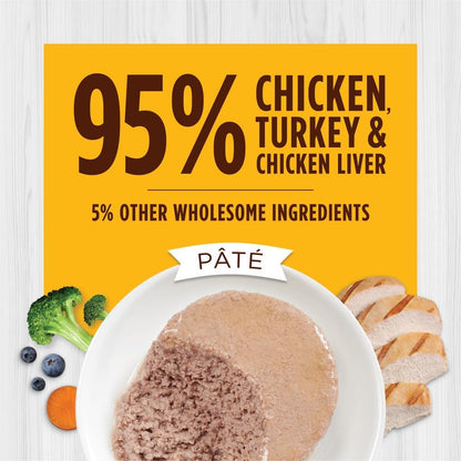 Grain Free Wet Cat Food Pate, Original Recipe Natural Canned Cat Food