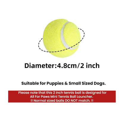 Automatic Tennis Ball Launcher for Small to Medium Sized Dogs, 3 Balls Included, Mini