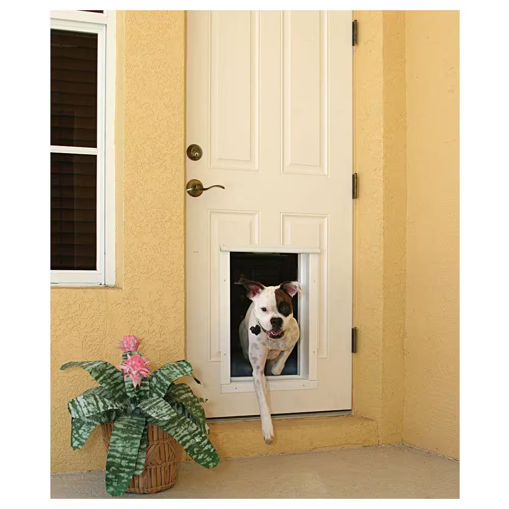 12.75 In. X 20 In. Large Bronze Wall Mount Electronic Dog Door