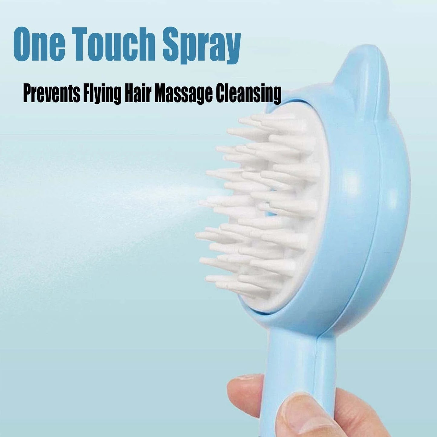 Cat Brush - 3 In1 Cat Steamy Brush, Cat Steamy Brush, Cat Steamer Brush for Massage 2024 New Self Cleaning Steam Cat Brush 3 in 1 Cat Comb for Long & Short Haired Cats Dog Massage Removal